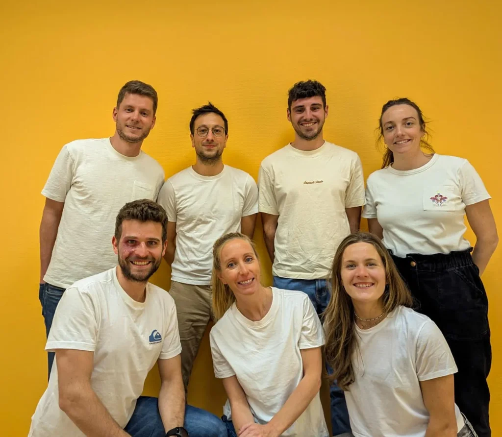 Photo d'équipe du cabinet de kinésithérapie Le Pôle à Aix-les-Bains
